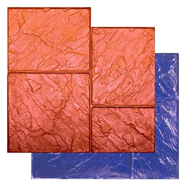 Concrete Stamps - Large Ashlar New England Slate Groutable