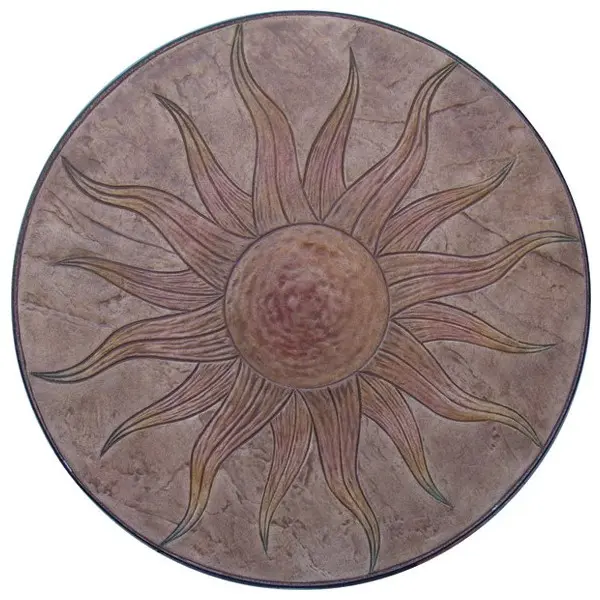 Concrete Stamps - Sun Stamp Medallion-3 Ft Diameter