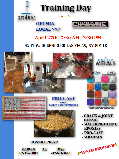 proline training flier
