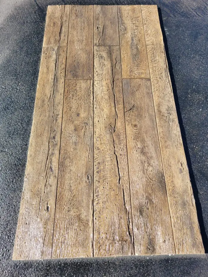 Reclaimed Timber Plank 10" Concrete SUPER Stamp