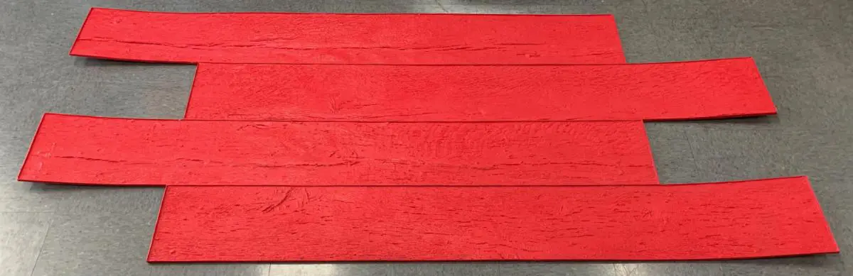 Reclaimed Timber Plank 10" Concrete SUPER Stamp - Image 2