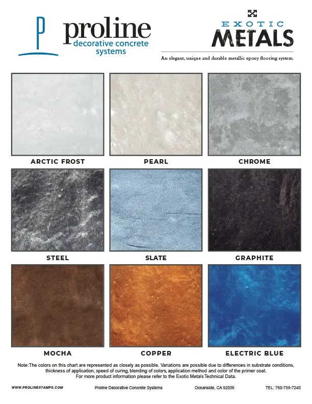 Proline Exotic Metals Pigments