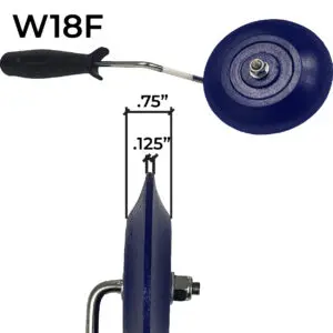 Touch up wheel-1/8 inch flat