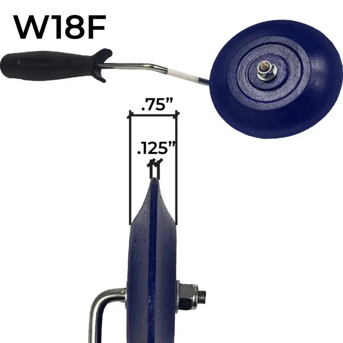 Touch up wheel-1/8 inch flat