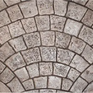 European Fan Small Stone Concrete Stamp