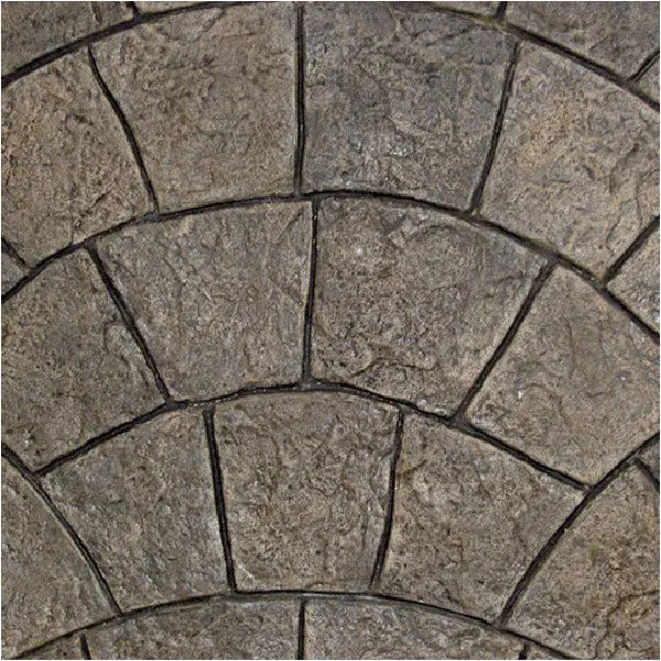 European Fan Large Stone Concrete Stamp