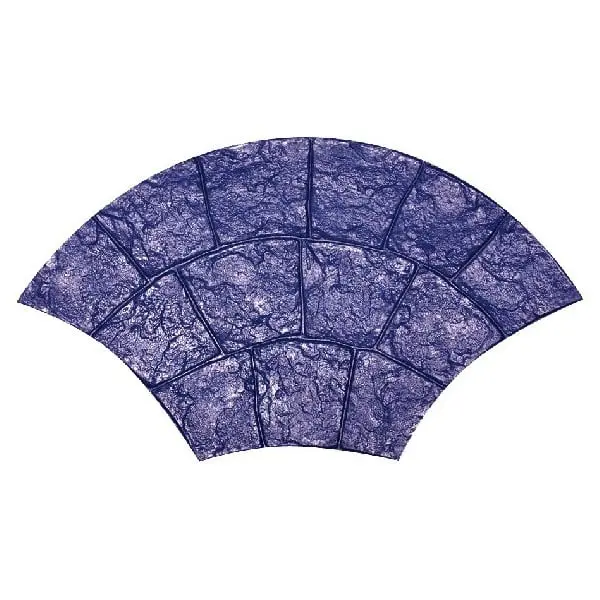 European Fan Large Stone Concrete Stamp - Image 3