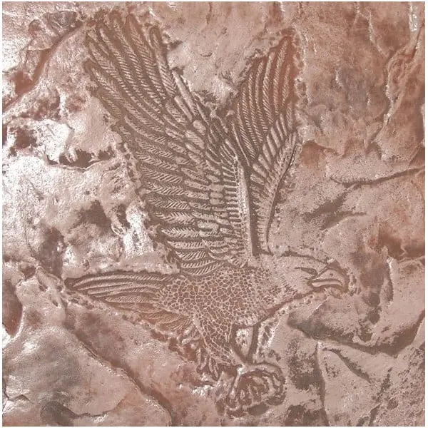 Wildlife Series-Eagle in Flight Concrete Stamp