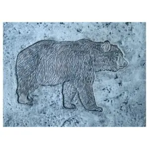 Wildlife Series-Bear Concrete Stamp