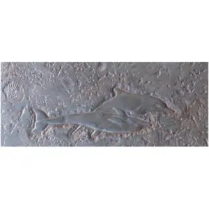 Aquatic Series-Dolphin Double Concrete Stamp