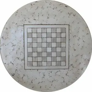 Checkerboard Table Top Mold Concrete Stamp