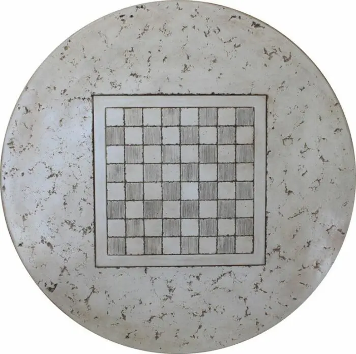 Checkerboard Table Top Mold Concrete Stamp