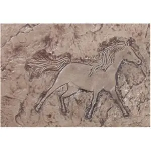 Equestrian Series - Horse facing right Concrete Stamp