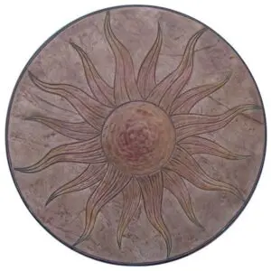 Sun Stamp Medallion-3 Ft Diameter Concrete Stamp