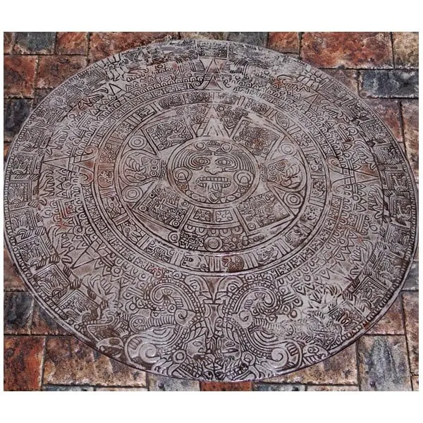 Aztec Calendar-4 Ft Diameter Concrete Stamp