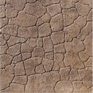 Seamless Cracked Mud Concrete Stamp