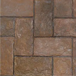 Herringbone Belgium Slate 8 X 16 Inch Tile Concrete Stamp