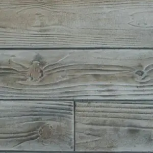 Random Boardwalk Wood Plank 6" with Knots Concrete Stamp