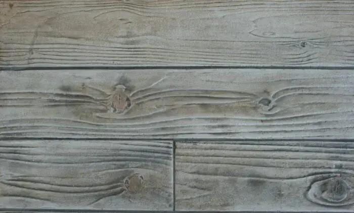 Random Boardwalk Wood Plank 6" with Knots Concrete Stamp