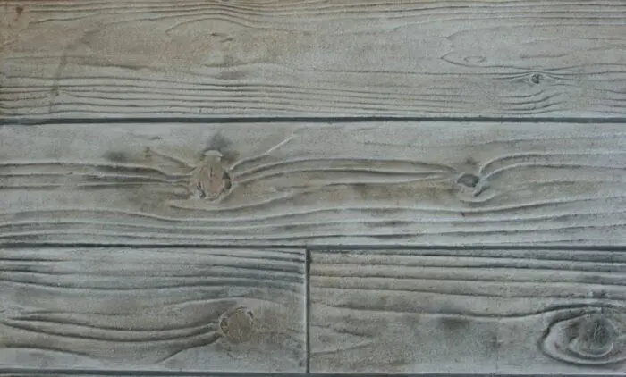 Random Boardwalk Wood Plank 8" with Knots Concrete Stamp