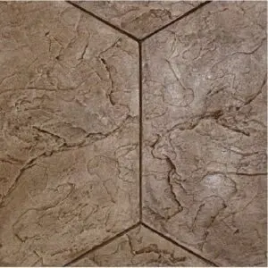 Hexagon Roman Slate Concrete Stamp