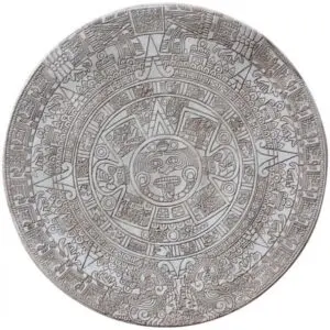 Aztec Calendar Table Top Mold Concrete Stamp