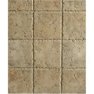 12" x 12" Tumbled Travertine Square Tile Concrete Stamp