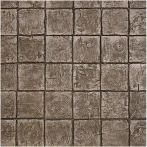 End Grain 6" Post Concrete Stamp