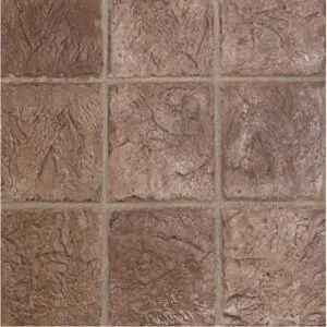 12" X 12" Belgium Slate Tile (Sand Grout Line) Concrete Stamp