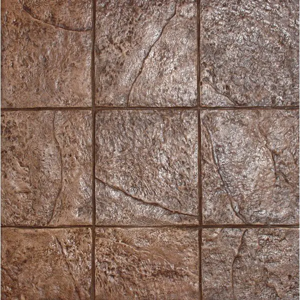 12" x 12" Old Granite Tile 3/8" (Sand Grout Line) Concrete Stamp