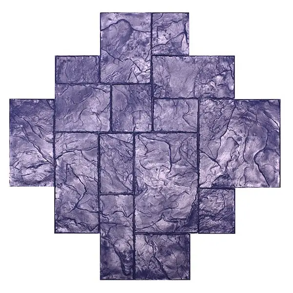 Rotating Ashlar Blue Stone Concrete Stamp - Image 3