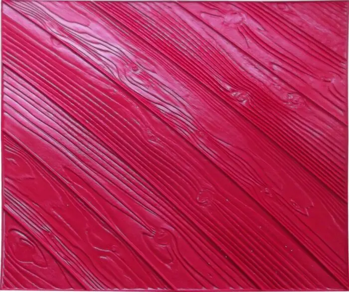 Parquet Wood Diagonal 6" Planks Concrete Stamp