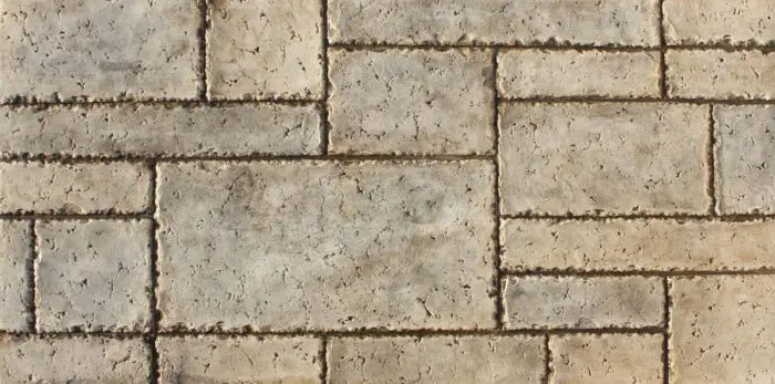 Ashlar Lorenzo Travertine Concrete Stamp