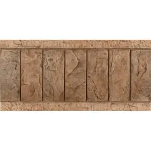5" X 12" Roman Slate Tile Band Tool Concrete Stamp