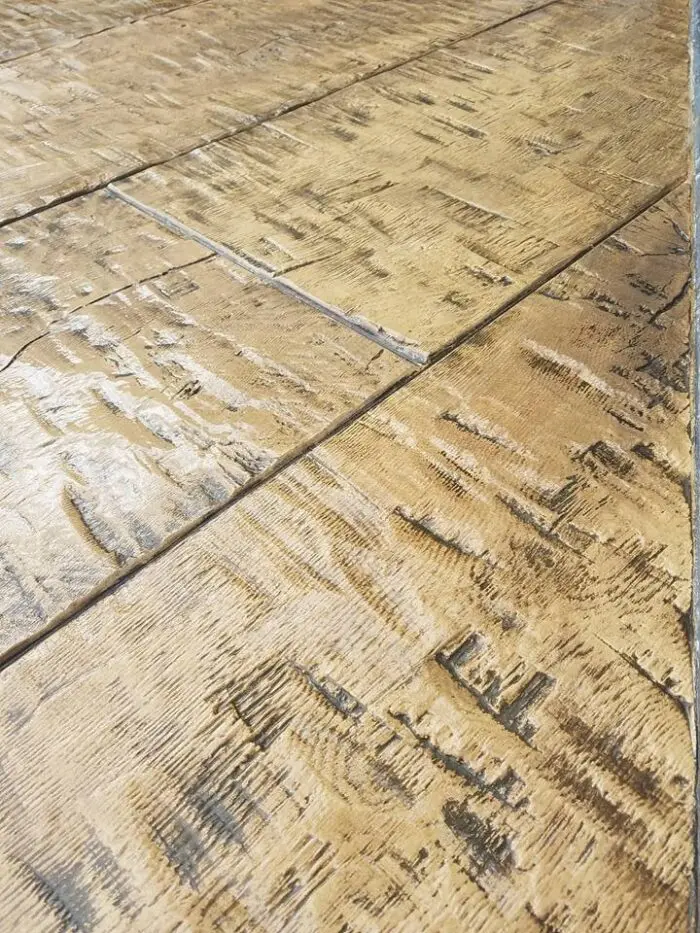 Hand Hewn Timber Plank 16" Concrete Stamp