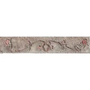 English Rose Border Art Concrete Stamp
