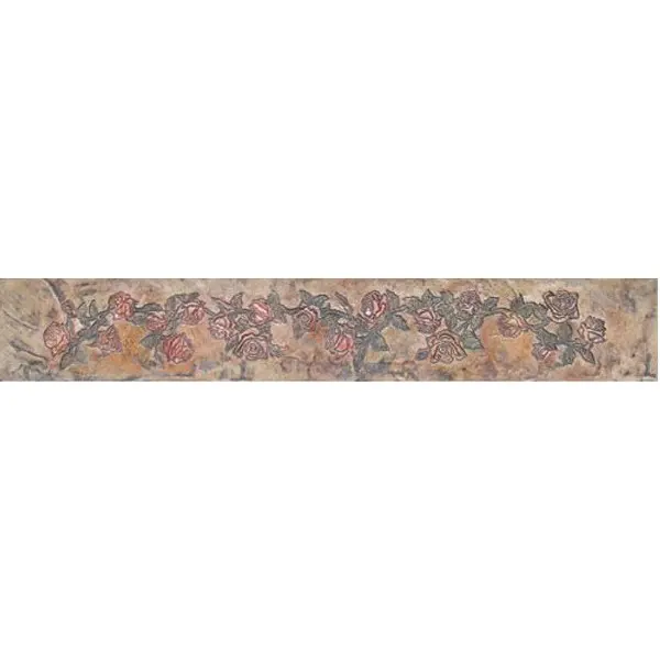 Garden Rose Border Art Concrete Stamp