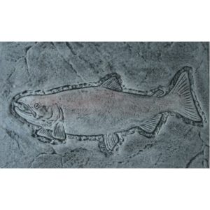 Concrete Stamps - Aquatic Series-Salmon Hand Sculpted Accent