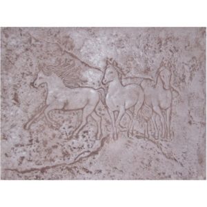 Concrete Stamps - Equestrian Series-Horses Triple