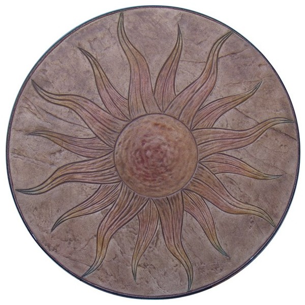 Concrete Stamps - Sun Stamp Medallion-3 Ft Diameter