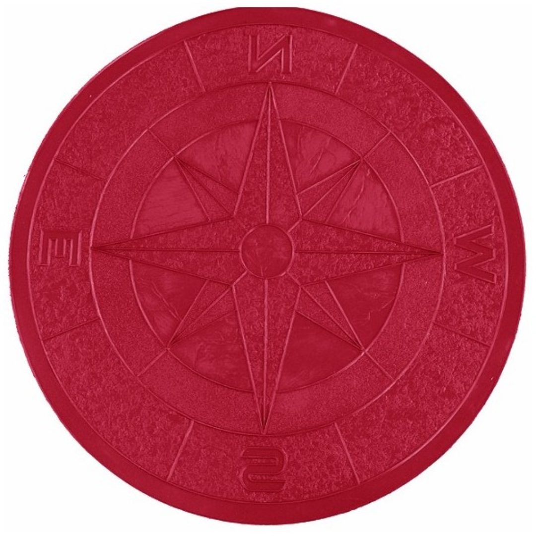 Compass Rose Medallion-4 Ft Diameter Concrete Stamp - Calico ...