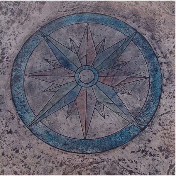 Star Medallion  Stamped Concrete Products