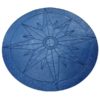 Concrete Stamps - Nautical Star Medallion-4 Ft Diameter