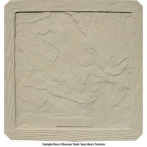 Concrete Stamps - Sample Board Roman Slate Seamless Texture