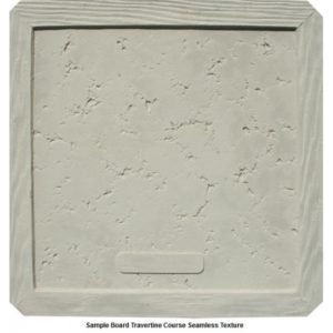 Concrete Stamps - Sample Board Travertine Coarse Seamless Texture
