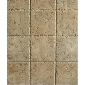 Concrete Stamps - 12" x 12" Tumbled Travertine Square Tile