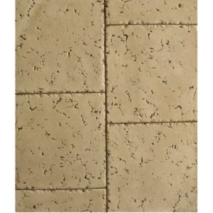 Concrete Stamps - 18" x 18" Tumbled Travertine Square Tile