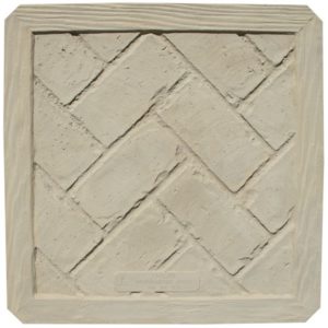 Concrete Stamps - Sample Board Herringbone Used Brick