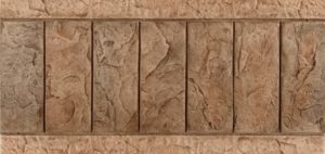 Concrete Stamps - 5" X 12" Roman Slate Tile Band Tool Package