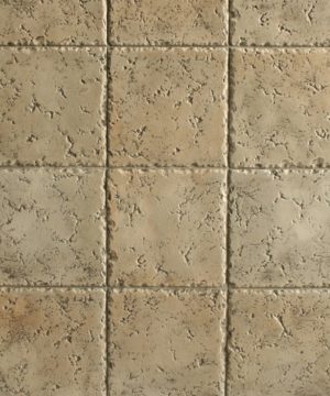 Concrete Stamps - 12" x 12" Tumbled Travertine Square Tile Package